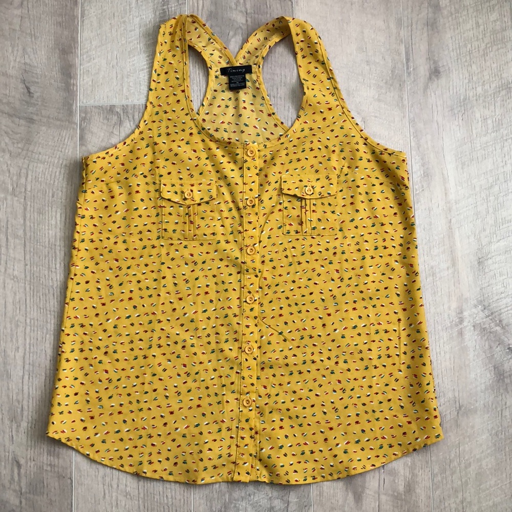 Timing Medium Yellow Razorback tank